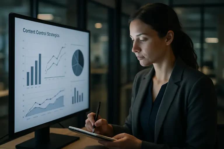 Cross-functional team checking AI system claims against monitoring controls