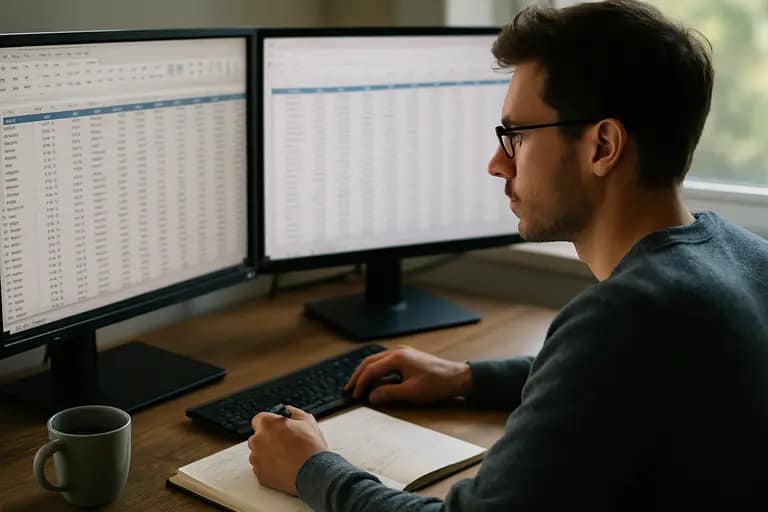 Technical dashboard showing HTTPS, server errors, and bot activity indicators