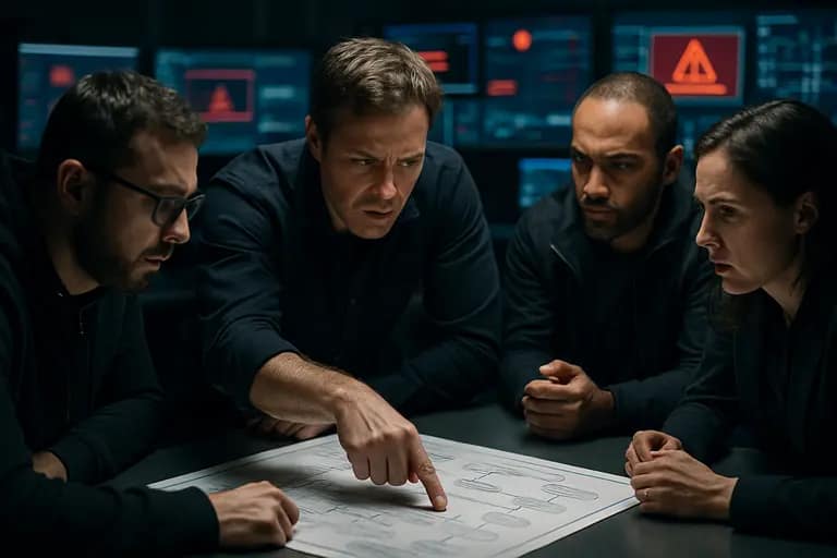 Incident responders comparing approved forensic tools during a security review