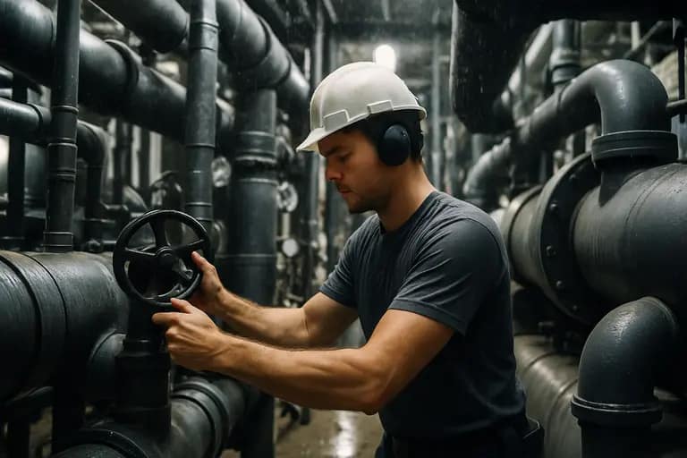 Cooling equipment outside a large computing facility