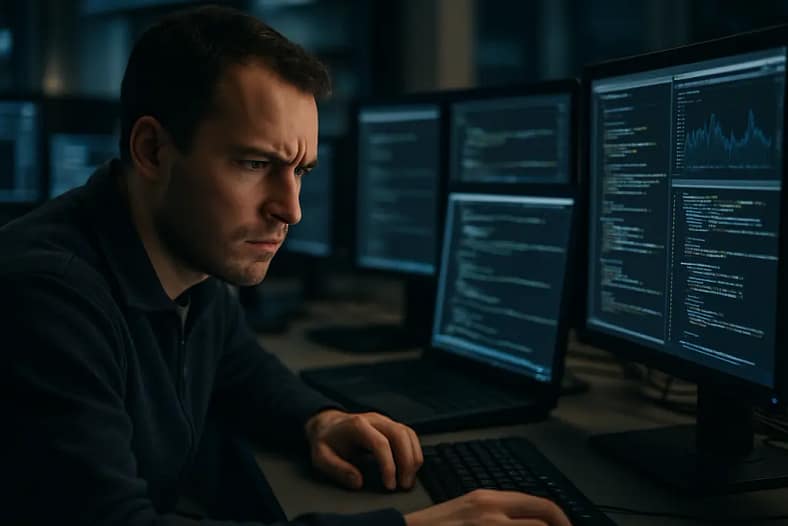 Foundation Model Limitations shown as engineers reviewing AI risk dashboards